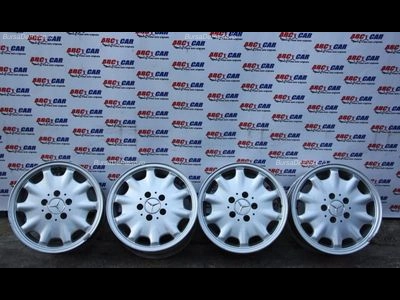 Set jante aliaj R15 MERCEDES E-CLASS 1995-2003 oe 2104010102, vedere frontata