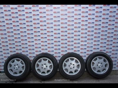 Set jante aliaj R15 MERCEDES E-CLASS 1995-2003 oe KBA 42499, vedere frontata