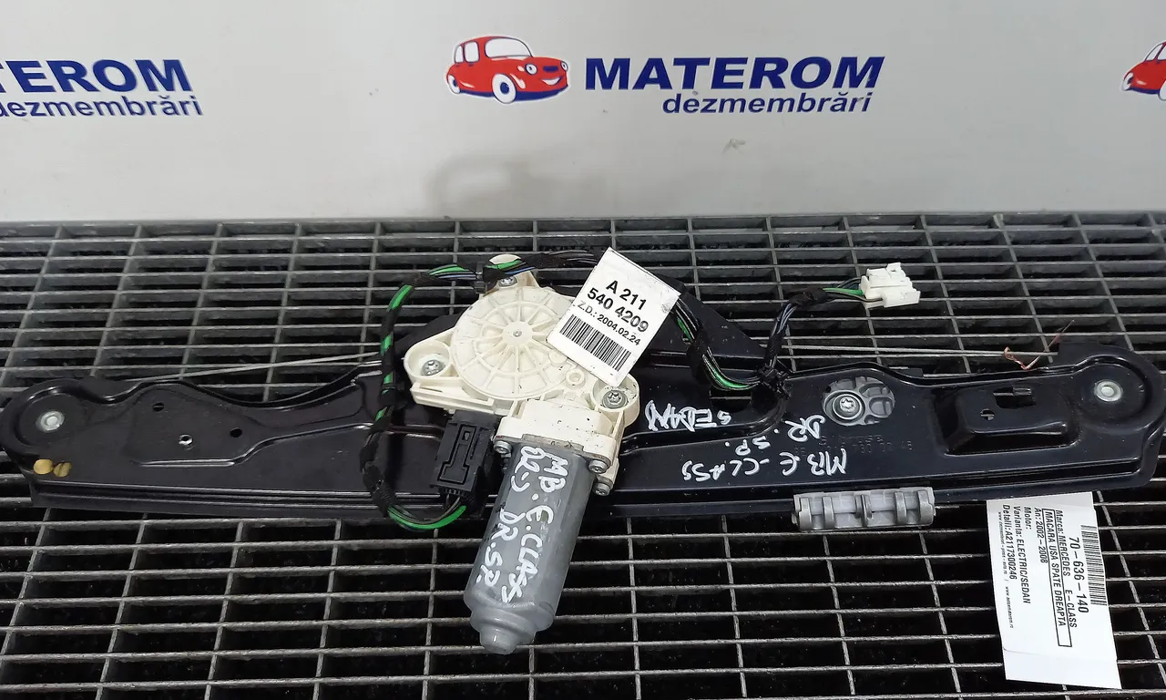 MACARA USA SPATE DREAPTA MERCEDES E-CLASS 2002-2009