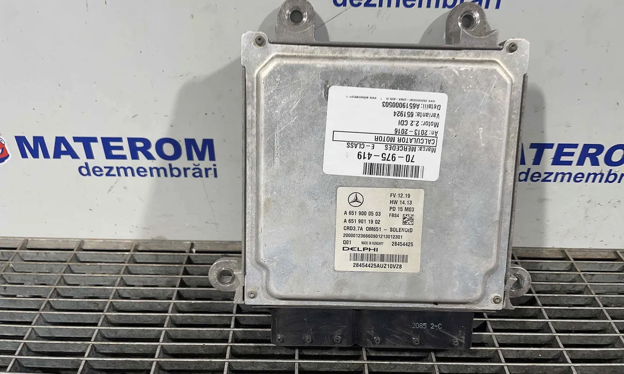 CALCULATOR MOTOR MERCEDES E-CLASS 2009-2016