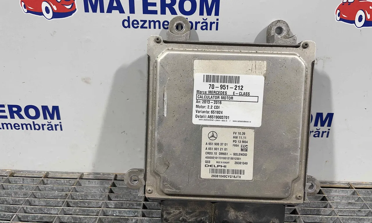 CALCULATOR MOTOR MERCEDES E-CLASS 2009-2016