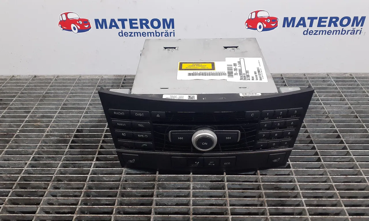 RADIO CD MERCEDES E-CLASS 2009-2016
