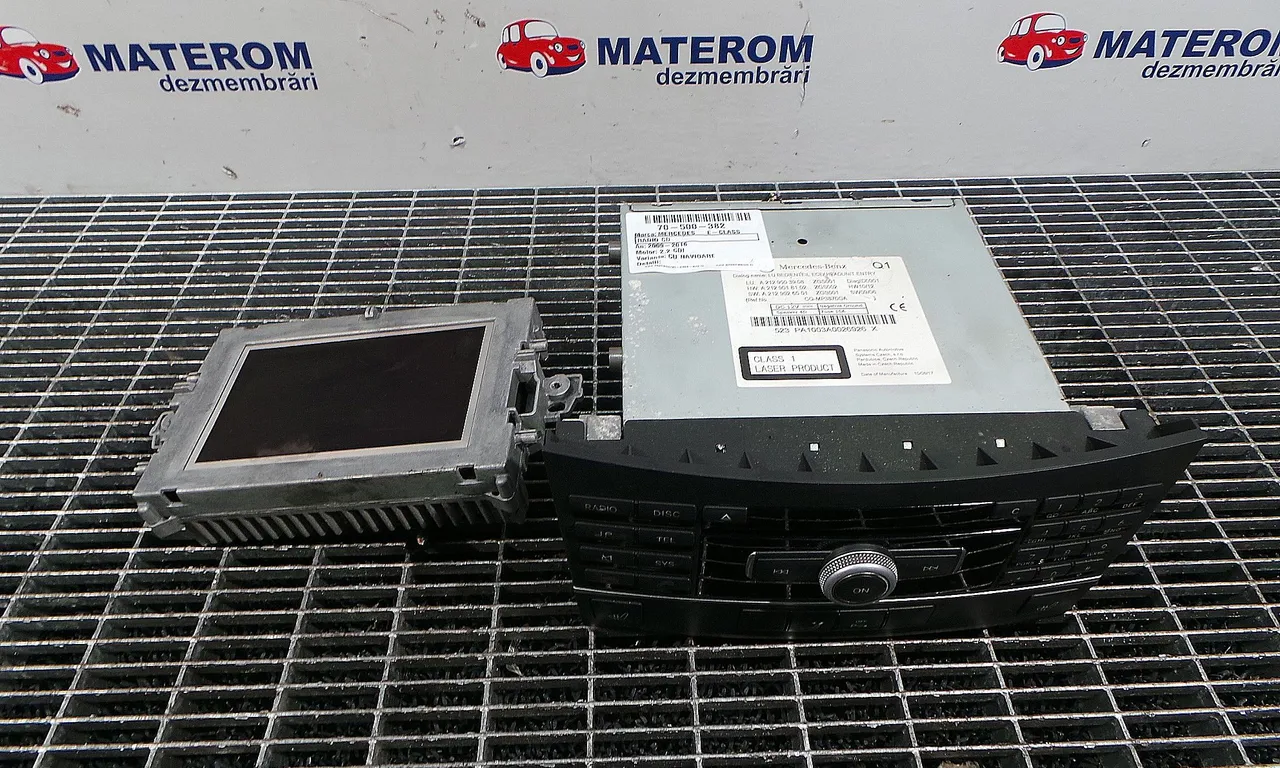 RADIO CD MERCEDES E-CLASS 2009-2016