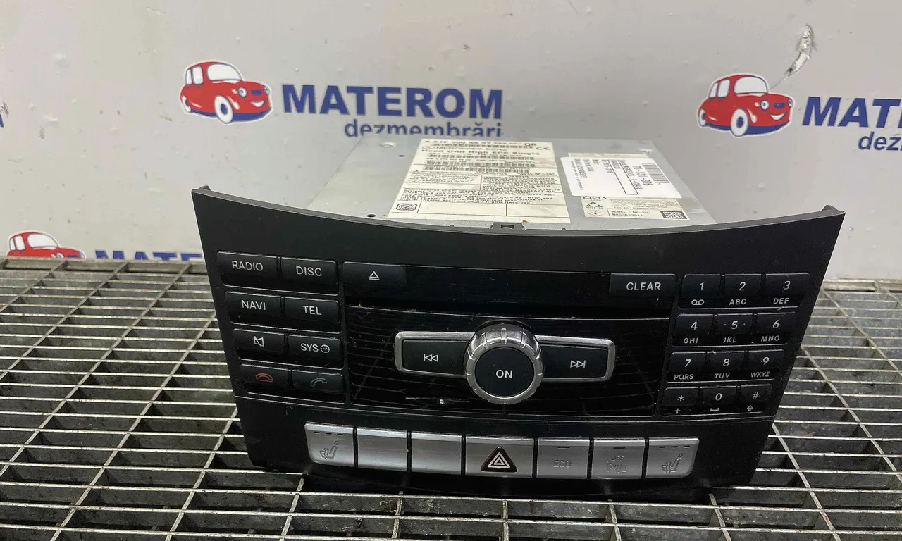 RADIO CD MERCEDES E-CLASS 2009-2016
