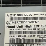 RADIO CD MERCEDES E-CLASS E 220 BlueTEC (212.001) 2009-2016 oe-A2129005527, vedere laterala