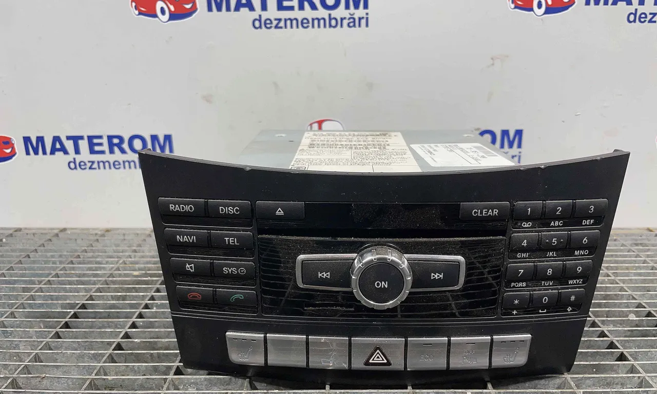 RADIO CD MERCEDES E-CLASS 2009-2016