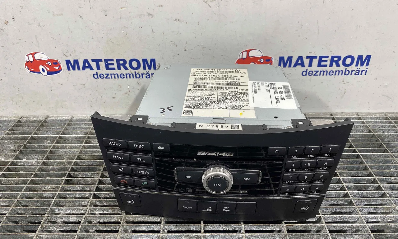 RADIO CD MERCEDES E-CLASS 2009-2016