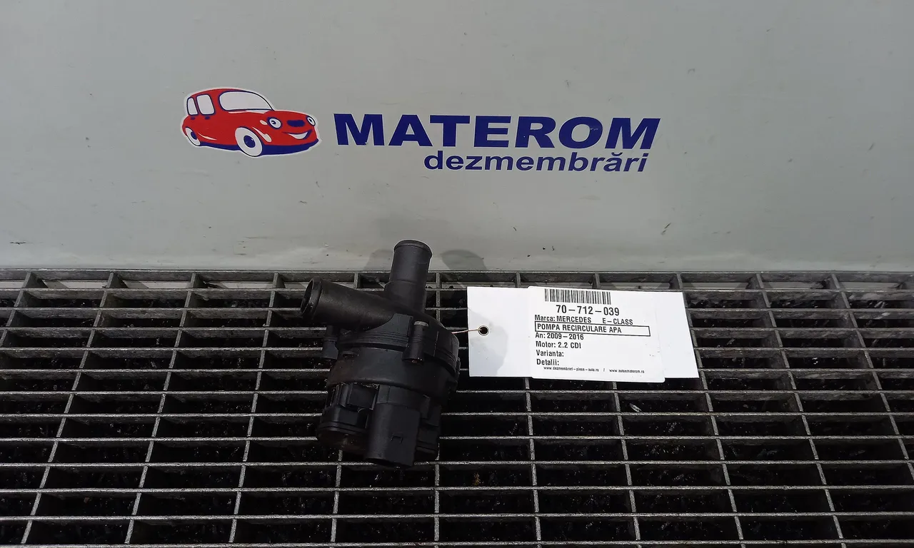 POMPA RECIRCULARE APA MERCEDES E-CLASS 2009-2016