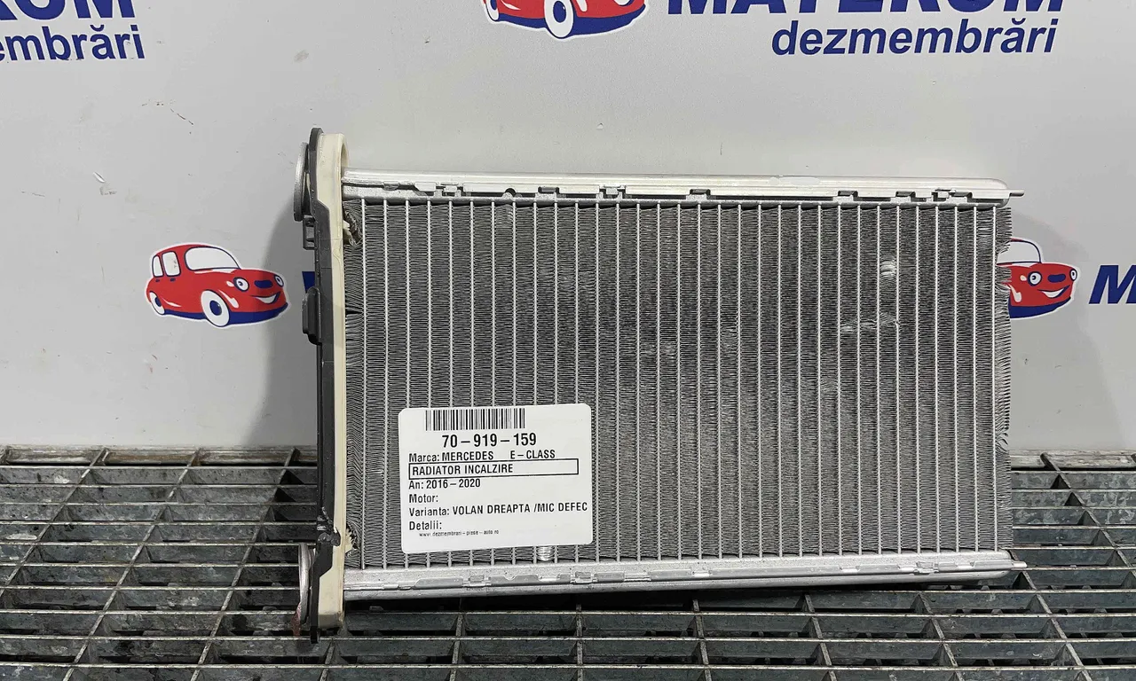 RADIATOR INCALZIRE MERCEDES E-CLASS 2016-2020