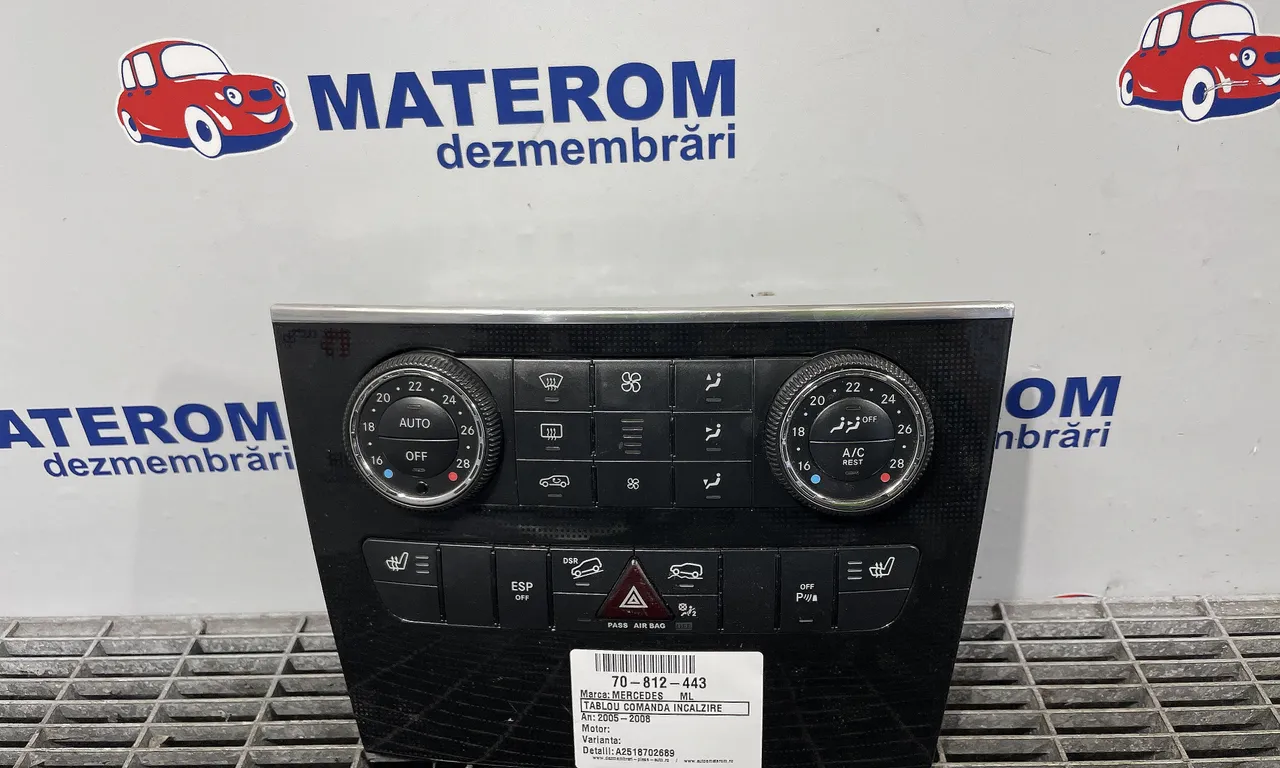 TABLOU COMANDA INCALZIRE MERCEDES M-CLASS 2005-2012