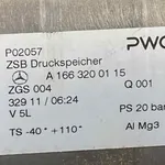 REZERVOR PRESIUNE MERCEDES M-CLASS ML 350 BlueTEC 4-matic (166.024, 166.023) 2011-2015 oe-A1663200115, vedere laterala