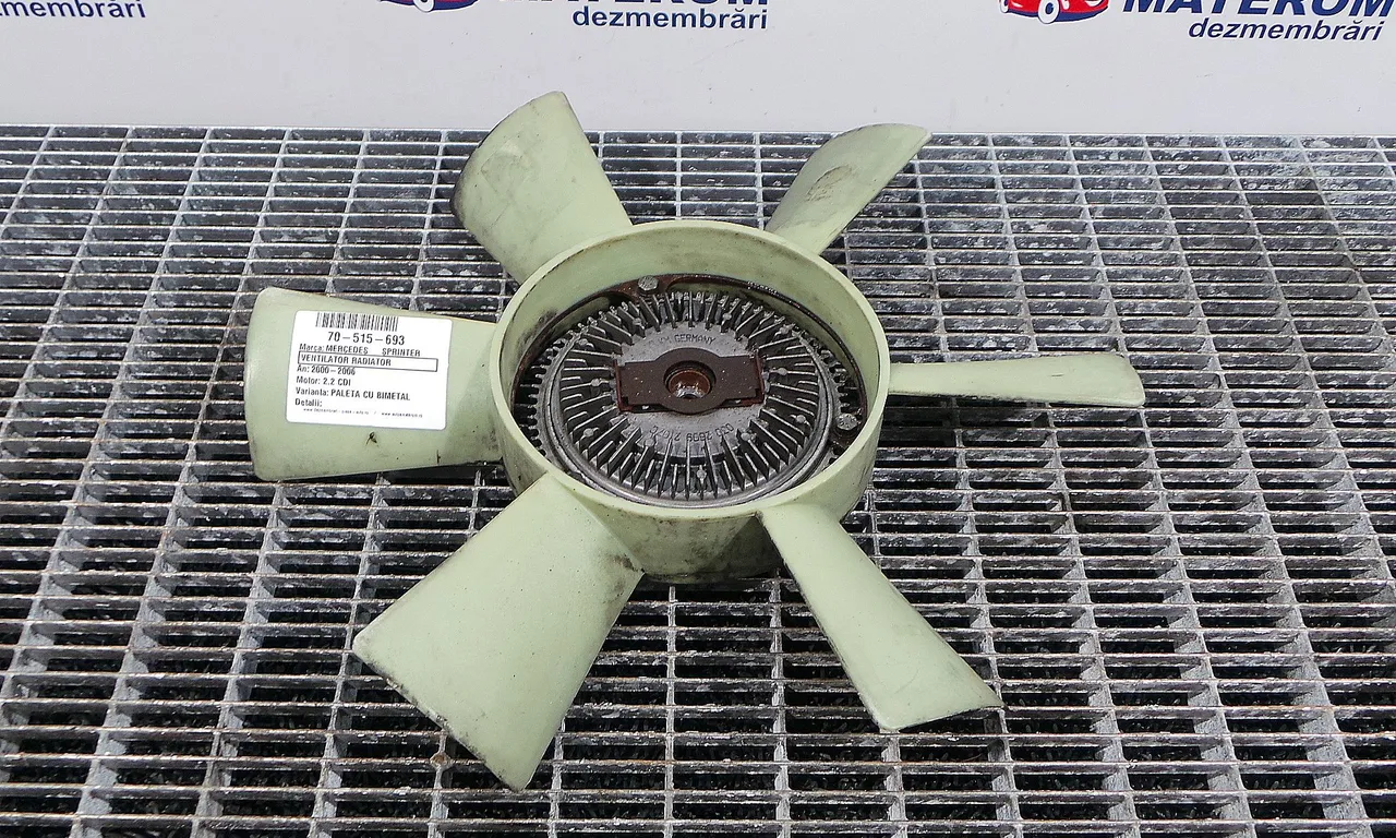 VENTILATOR RADIATOR MERCEDES SPRINTER bus 1995-2006