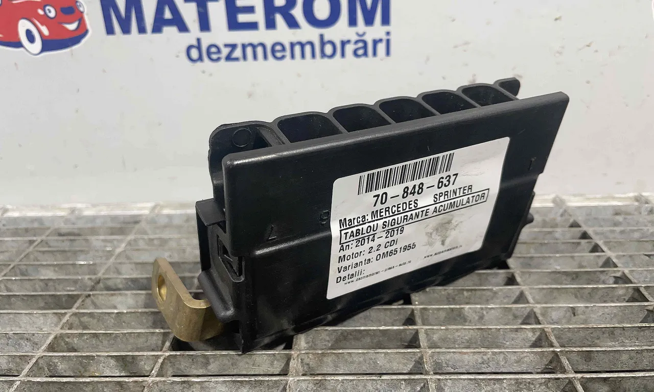 TABLOU SIGURANTE ACUMULATOR MERCEDES SPRINTER bus 2006-2020