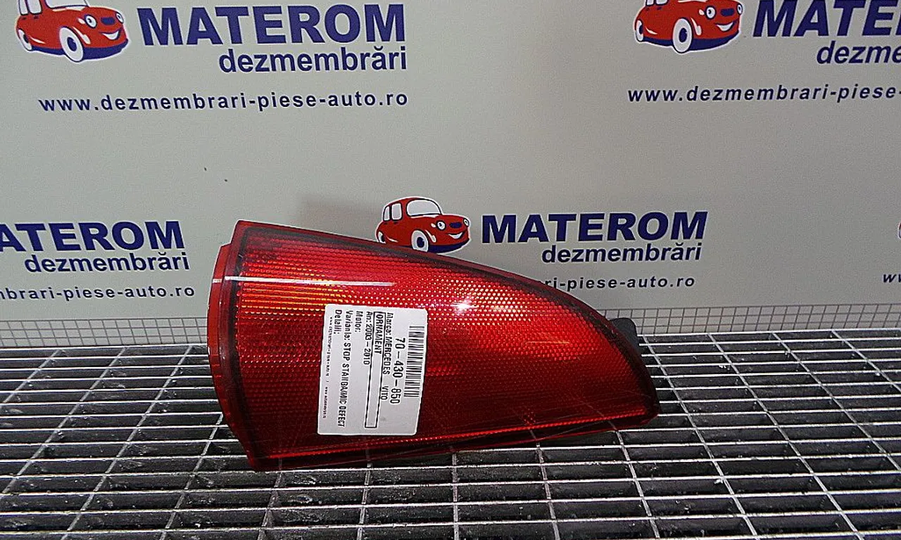 ORNAMENT STOP MERCEDES VITO bus 2003-2010