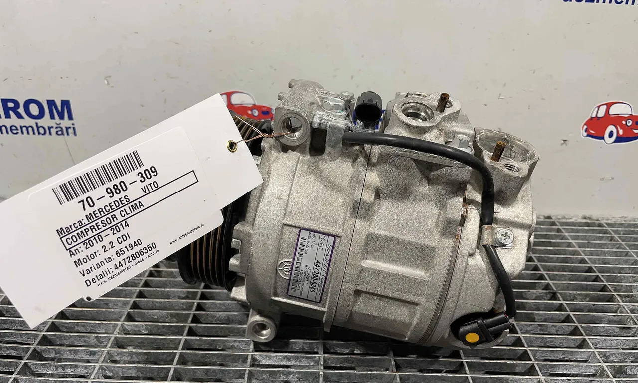 COMPRESOR CLIMA MERCEDES VITO bus 2003-2014