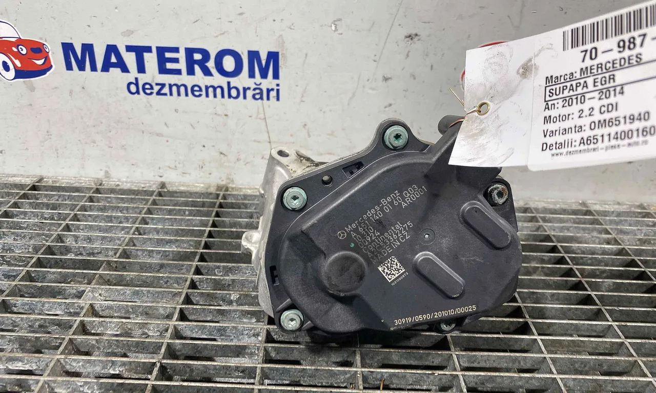 SUPAPA EGR MERCEDES VITO bus 2003-2014