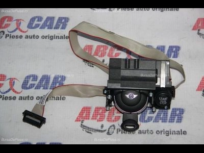 Contact cu cheie + buton start stop MINI MINI CLUBMAN 2006-2015 oe 9299332, vedere frontata