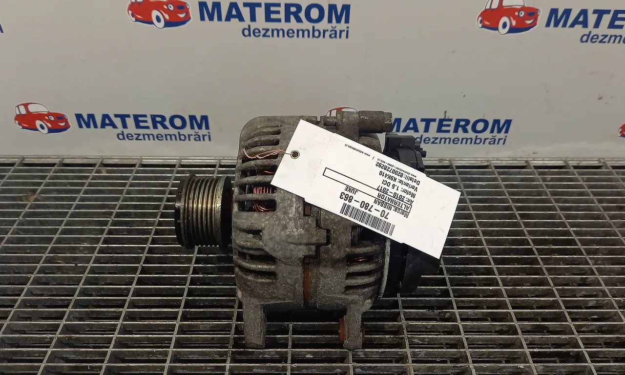 ALTERNATOR NISSAN JUKE 2010-2019