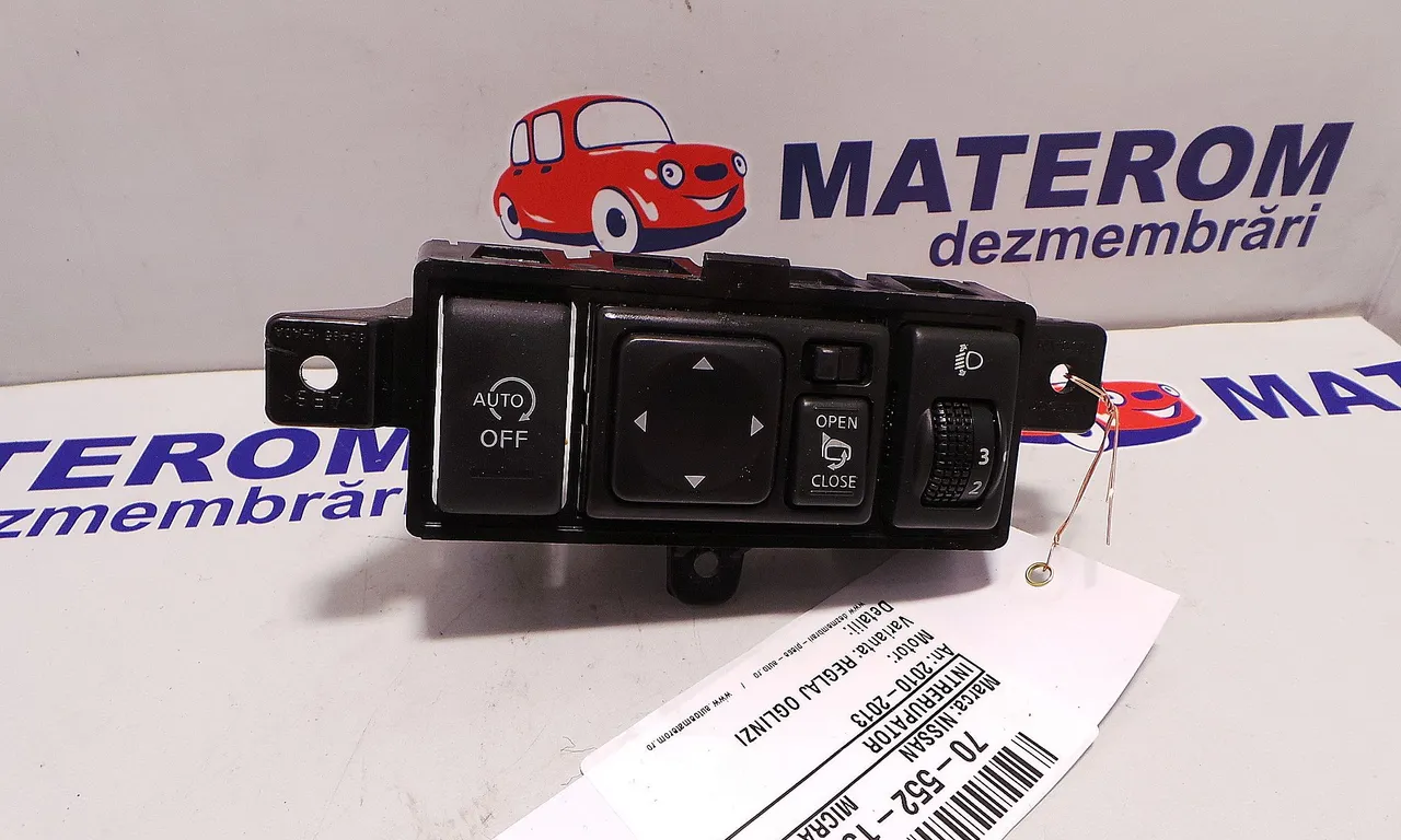 INTRERUPATOR REGLAJ OGLINZI NISSAN MICRA IV 2010-2013