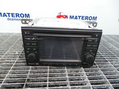 RADIO CD NISSAN MICRA IV 2010-2013 oe 25915BH20A, vedere frontata