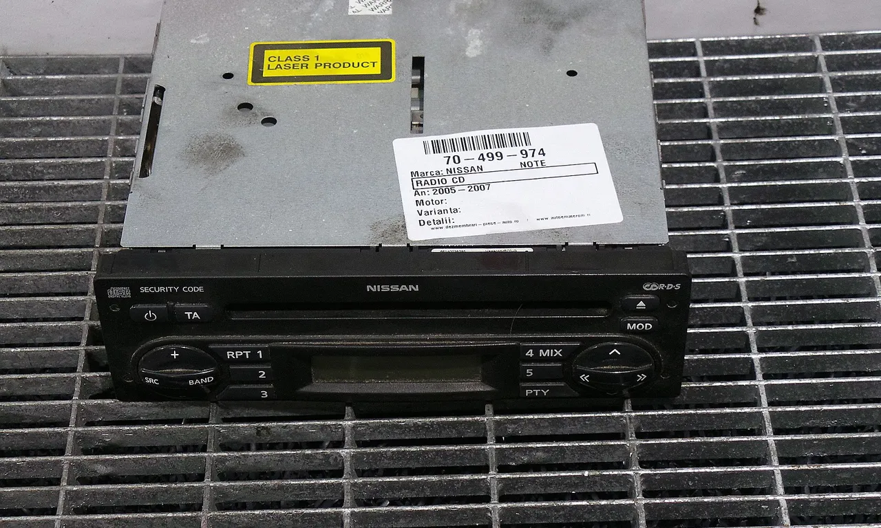 RADIO CD NISSAN NOTE 2005-2013