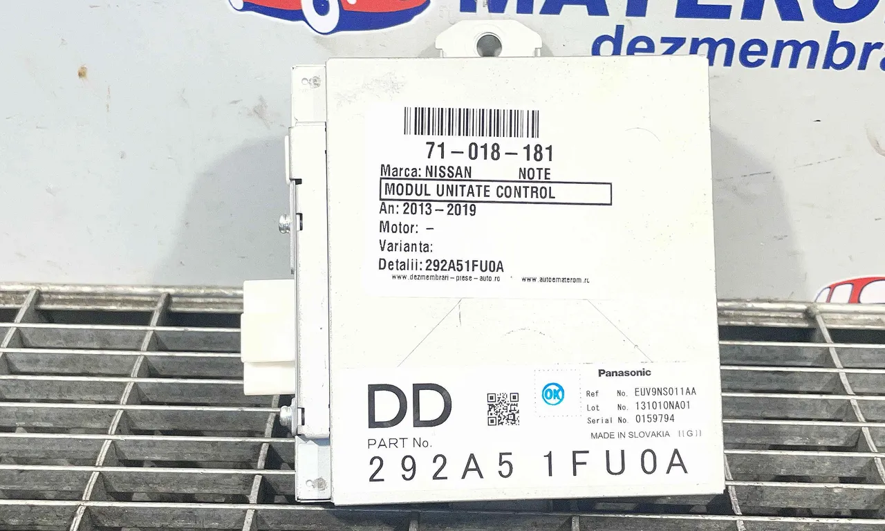MODUL UNITATE CONTROL NISSAN NOTE 2012-2019