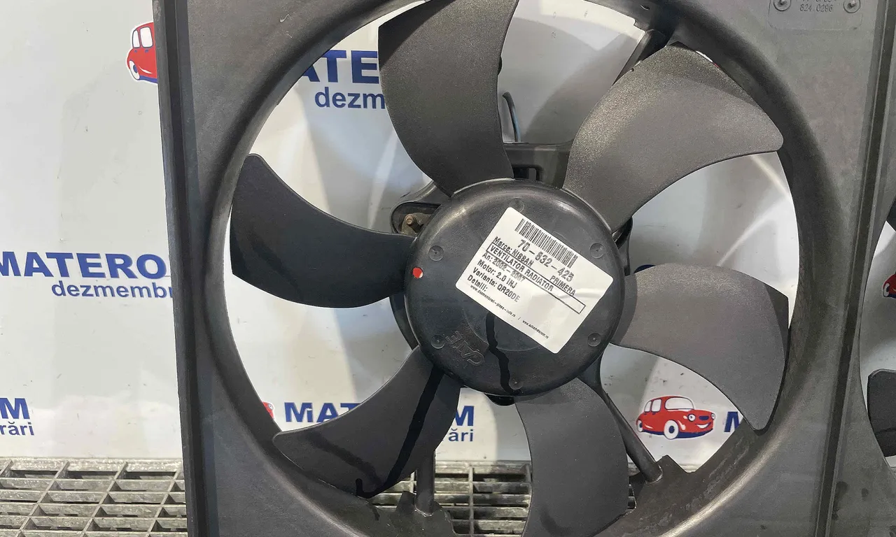 VENTILATOR RADIATOR NISSAN PRIMERA 2002-2007
