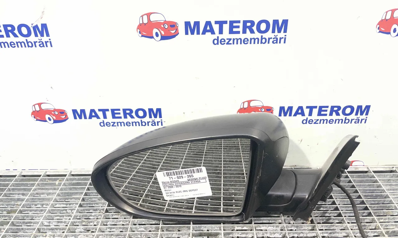 OGLINDA EXTERIOARA STANGA NISSAN QASHQAI I 2006-2015