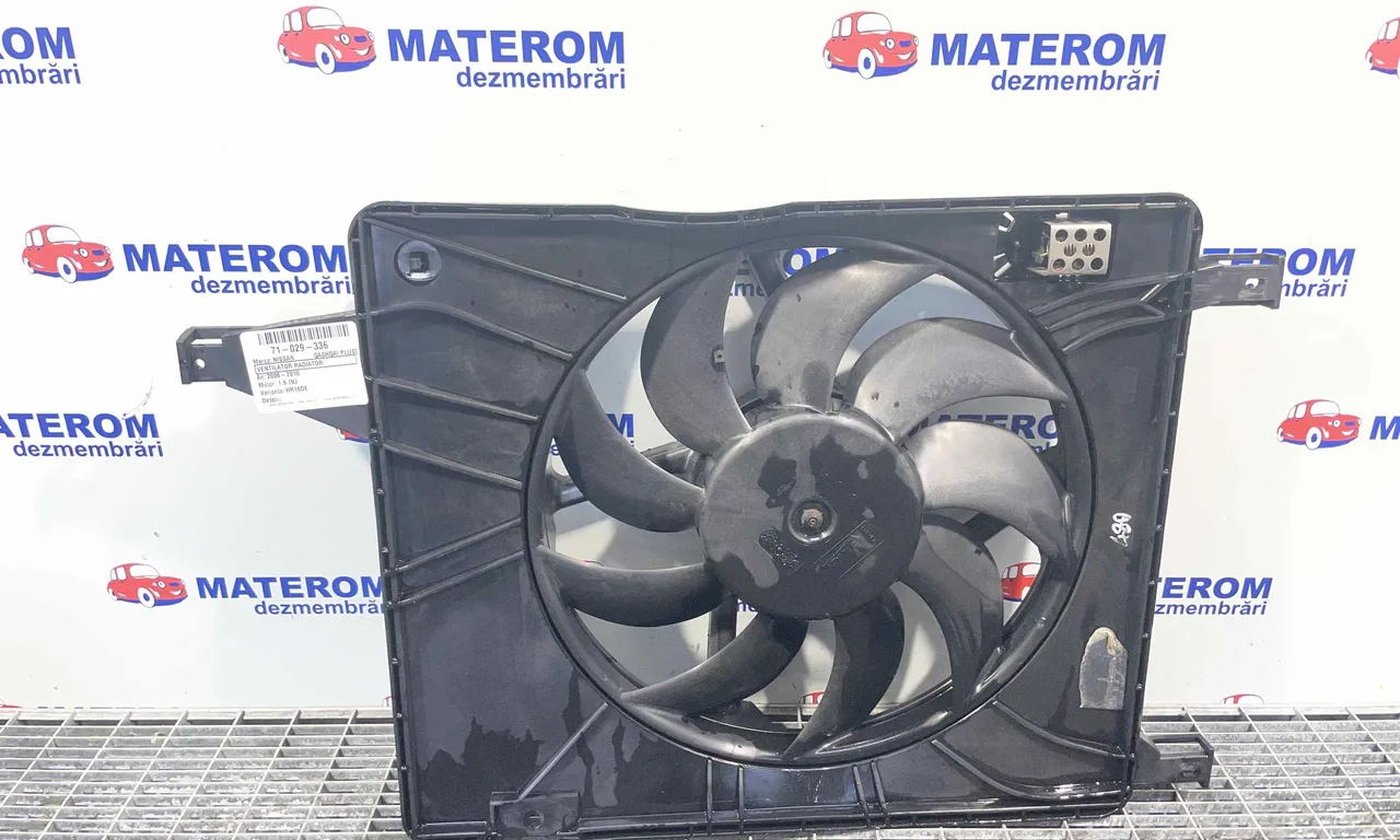 VENTILATOR RADIATOR NISSAN QASHQAI I 2006-2015