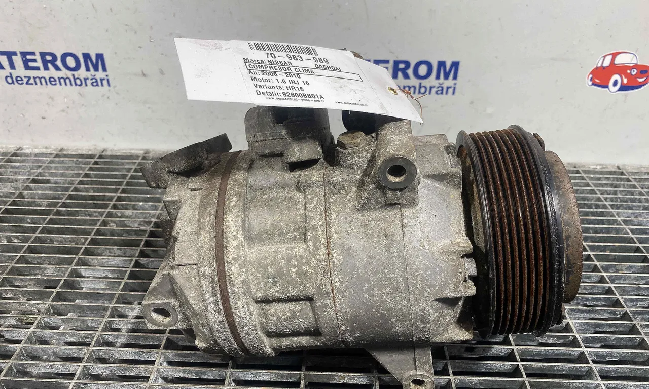 COMPRESOR CLIMA NISSAN QASHQAI I 2006-2015