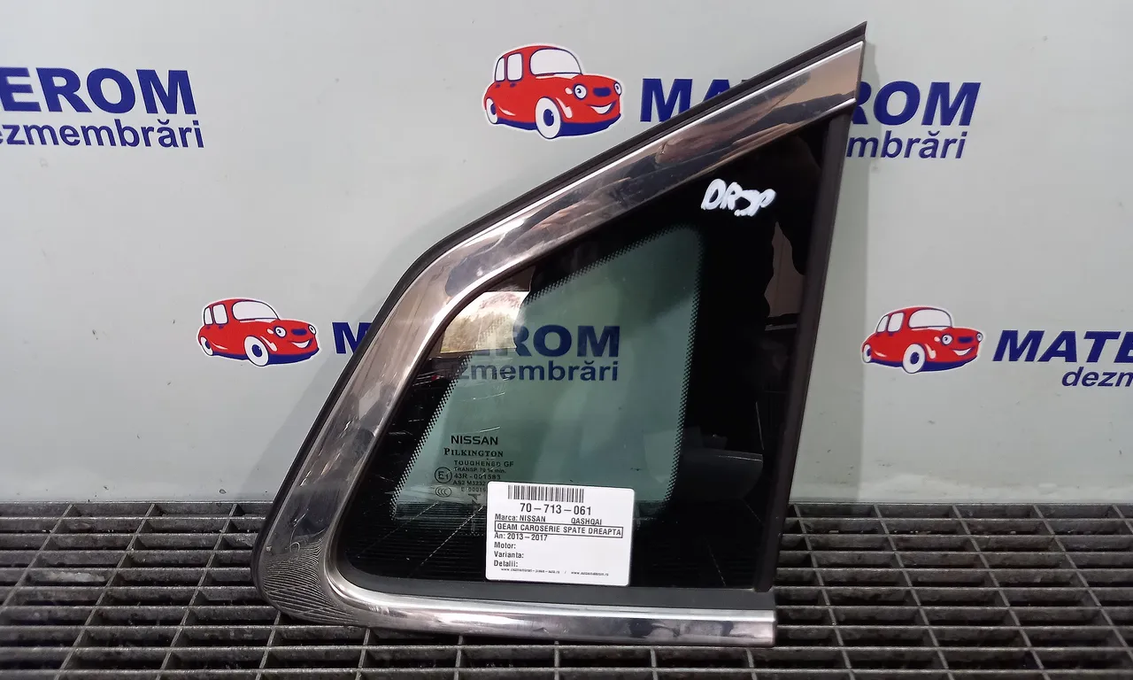 GEAM CAROSERIE SPATE DREAPTA NISSAN QASHQAI II 2013-2017