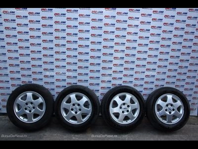 Set jante aliaj R15 OPEL ASTRA G 1998-2009, vedere frontata