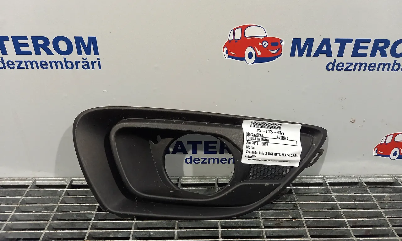 GRILA IN BARA OPEL ASTRA J 2009-2016