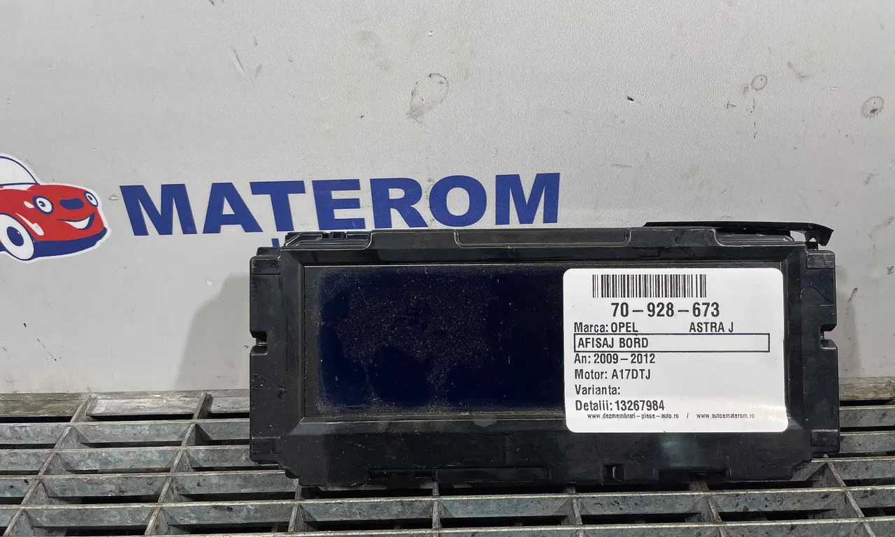 AFISAJ BORD OPEL ASTRA J 2009-2016