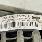 ALTERNATOR OPEL ASTRA J 2.0 CDTI 2009-2016 oe-13502581, vedere laterala
