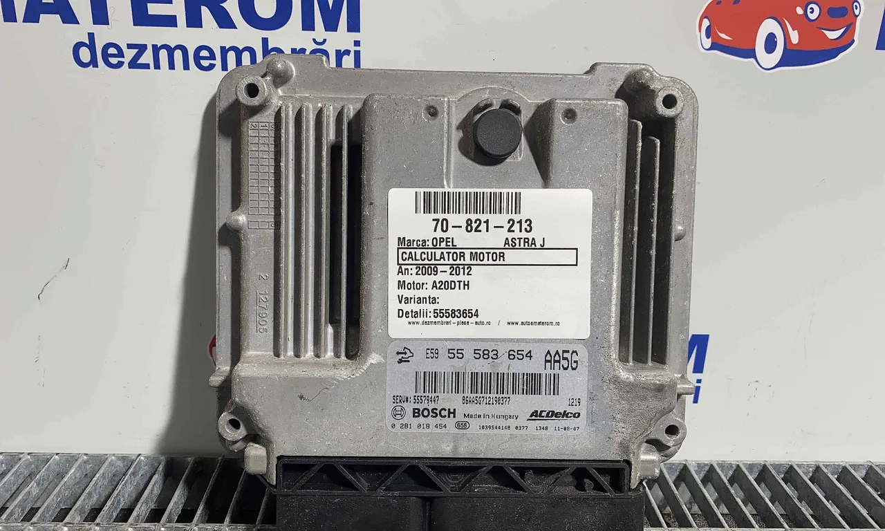 CALCULATOR MOTOR OPEL ASTRA J 2009-2016