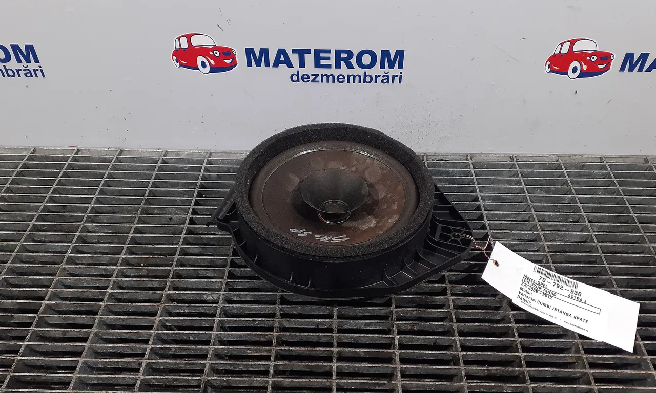 DIFUZOR AUDIO OPEL ASTRA J 2009-2016