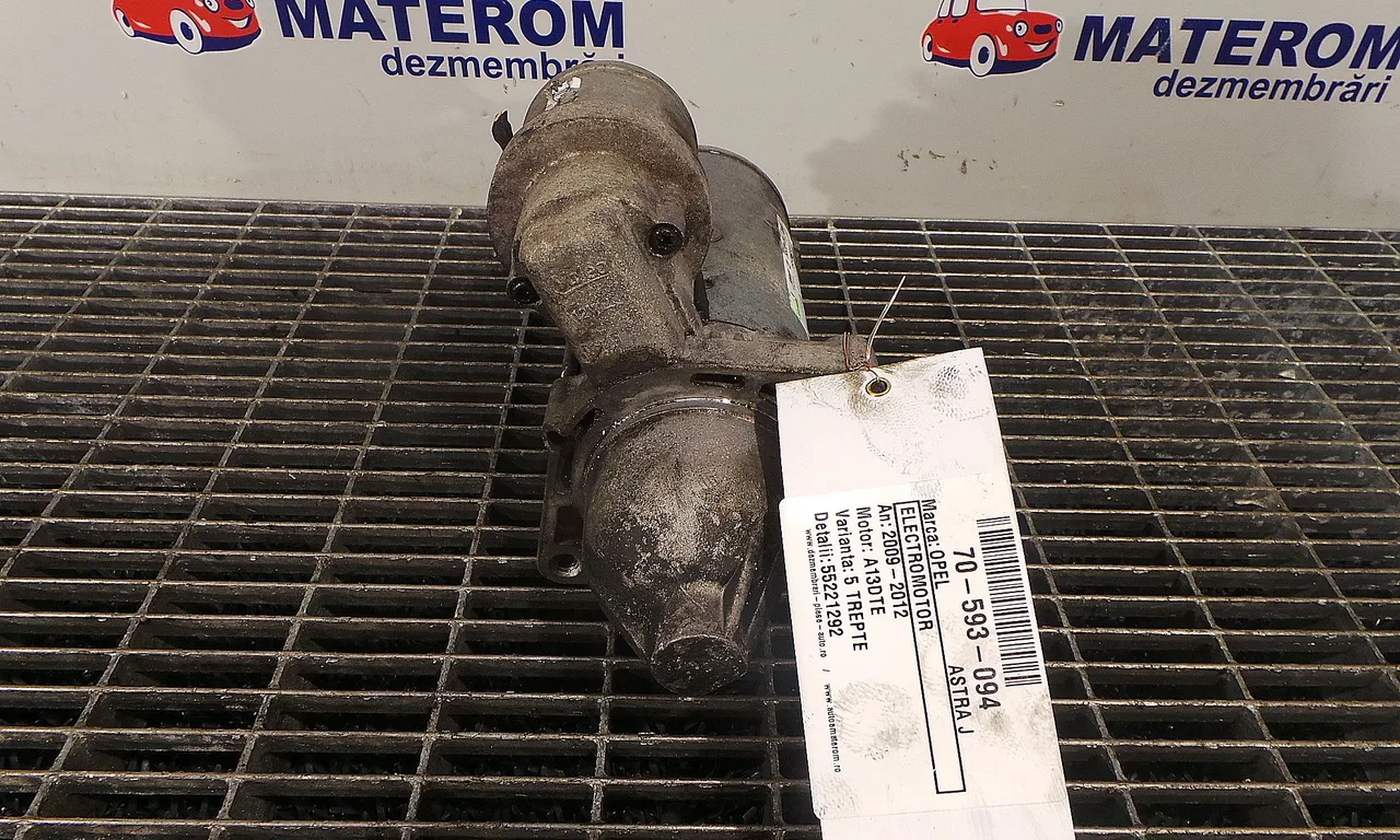ELECTROMOTOR OPEL ASTRA J 2009-2016