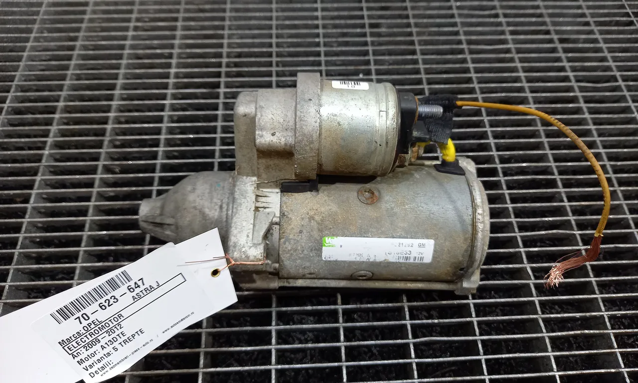 ELECTROMOTOR OPEL ASTRA J 2009-2016
