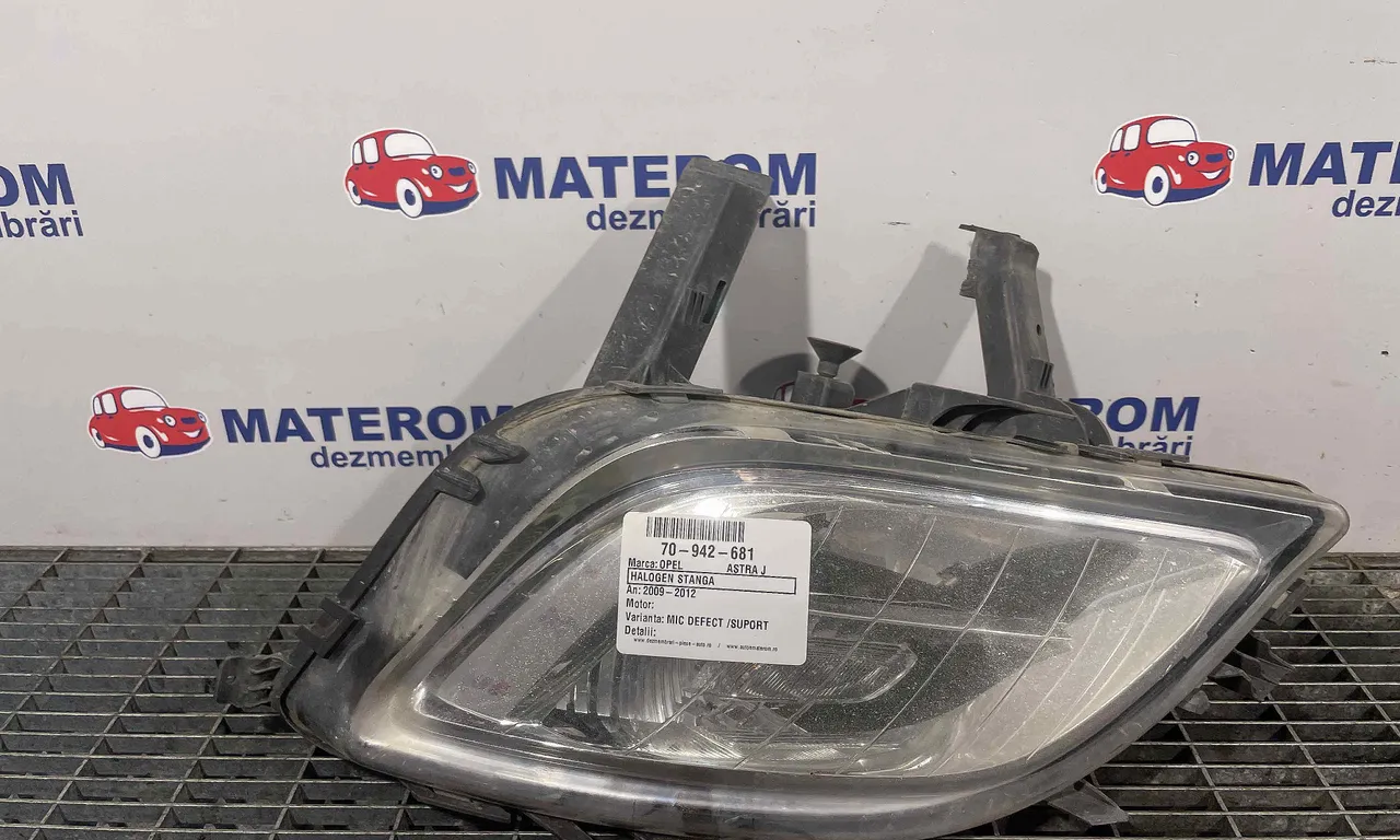 HALOGEN STANGA OPEL ASTRA J 2009-2016