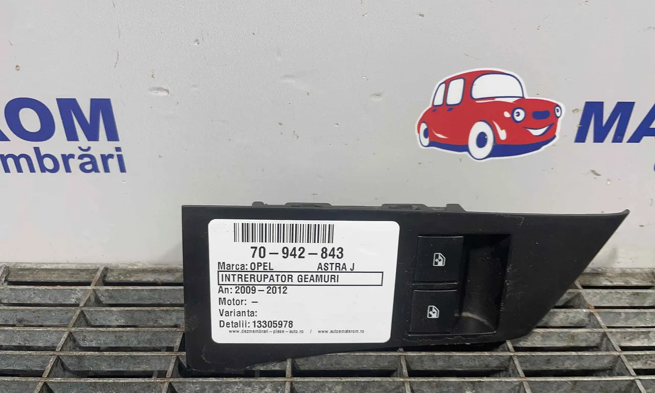 INTRERUPATOR GEAMURI OPEL ASTRA J 2009-2016