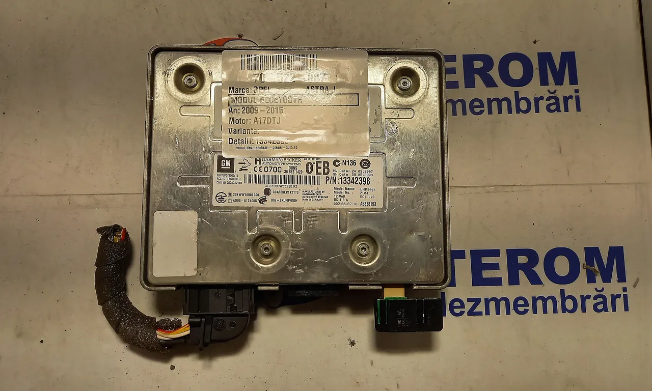 MODUL BLUETOOTH OPEL ASTRA J 2009-2016