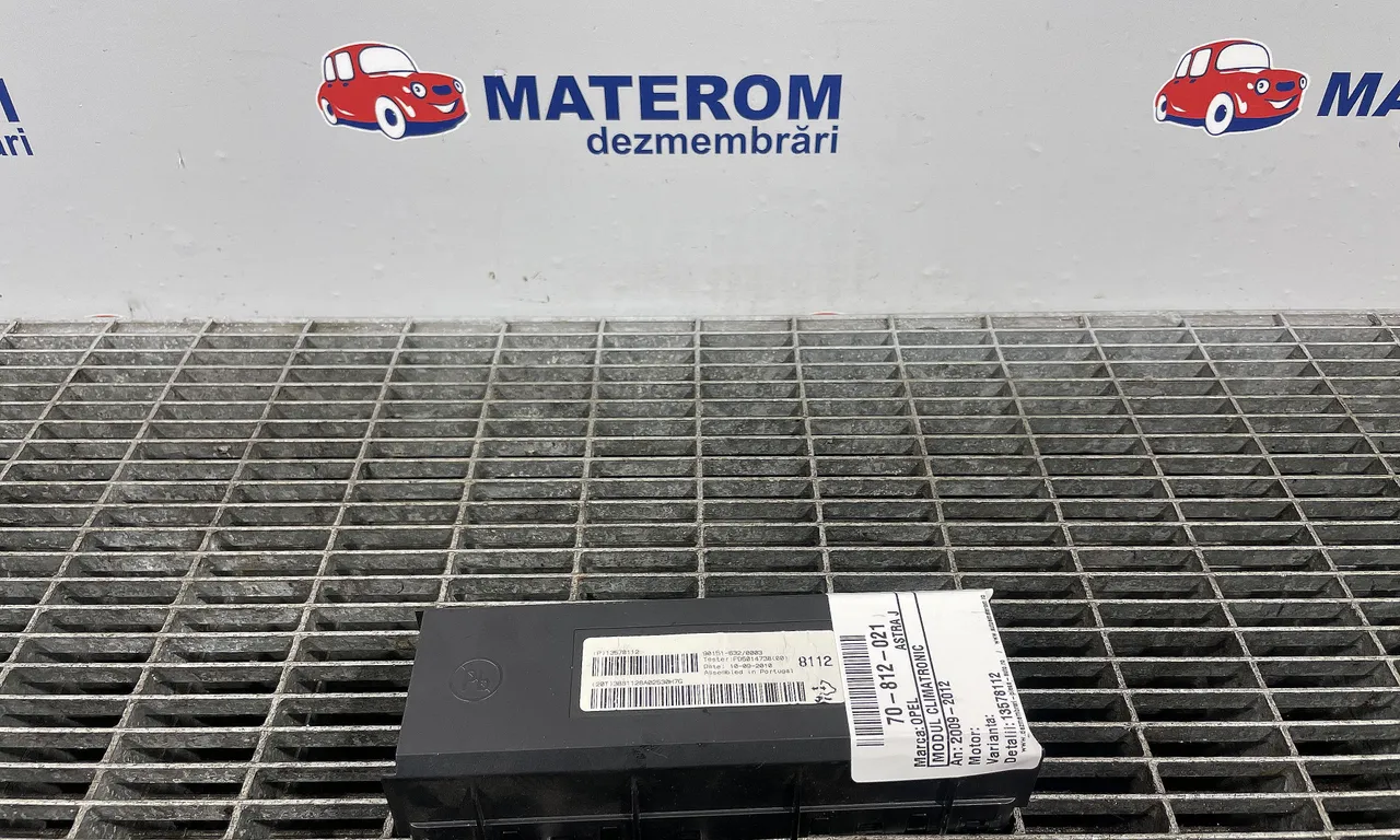 MODUL CLIMATRONIC OPEL ASTRA J 2009-2016