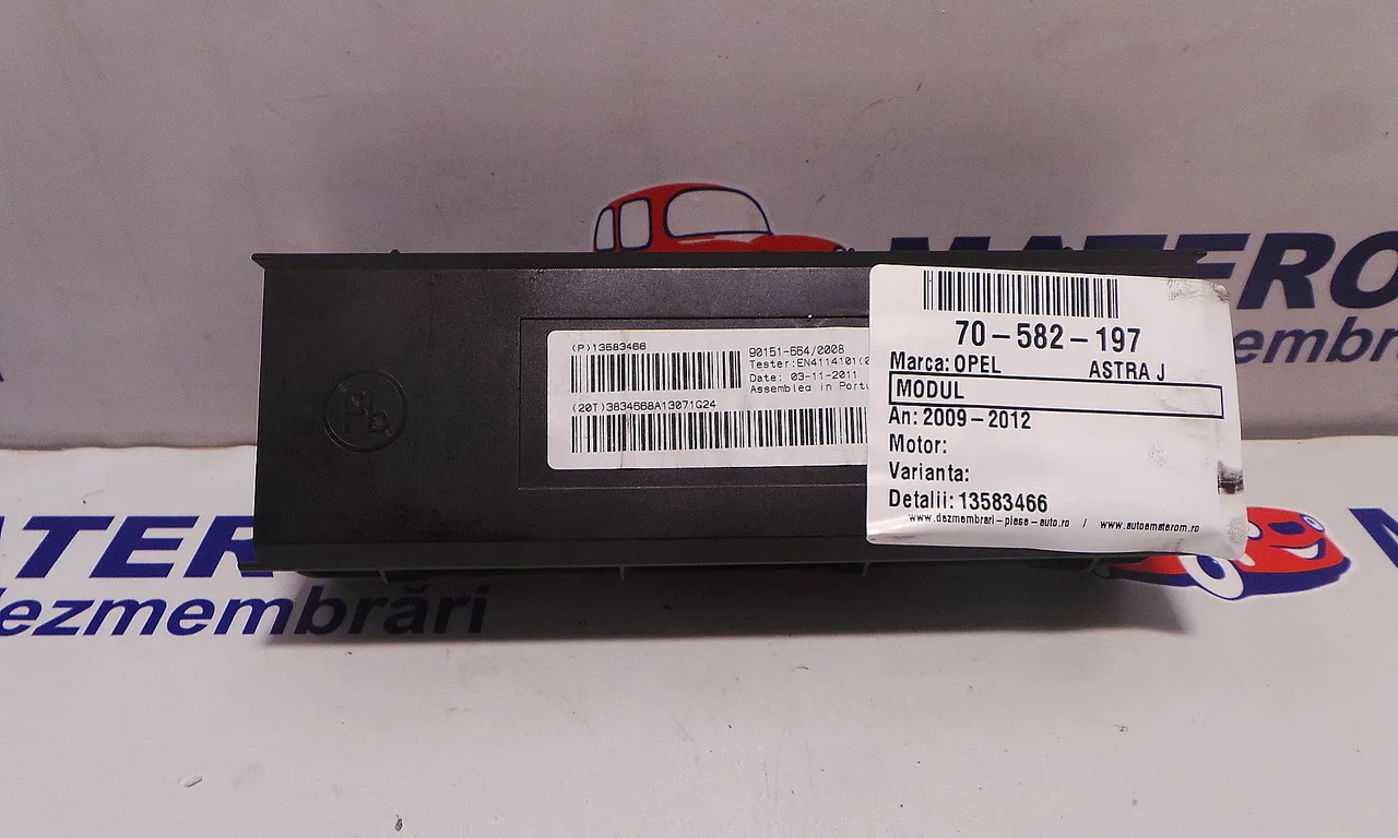 MODUL CLIMATRONIC OPEL ASTRA J 2009-2016