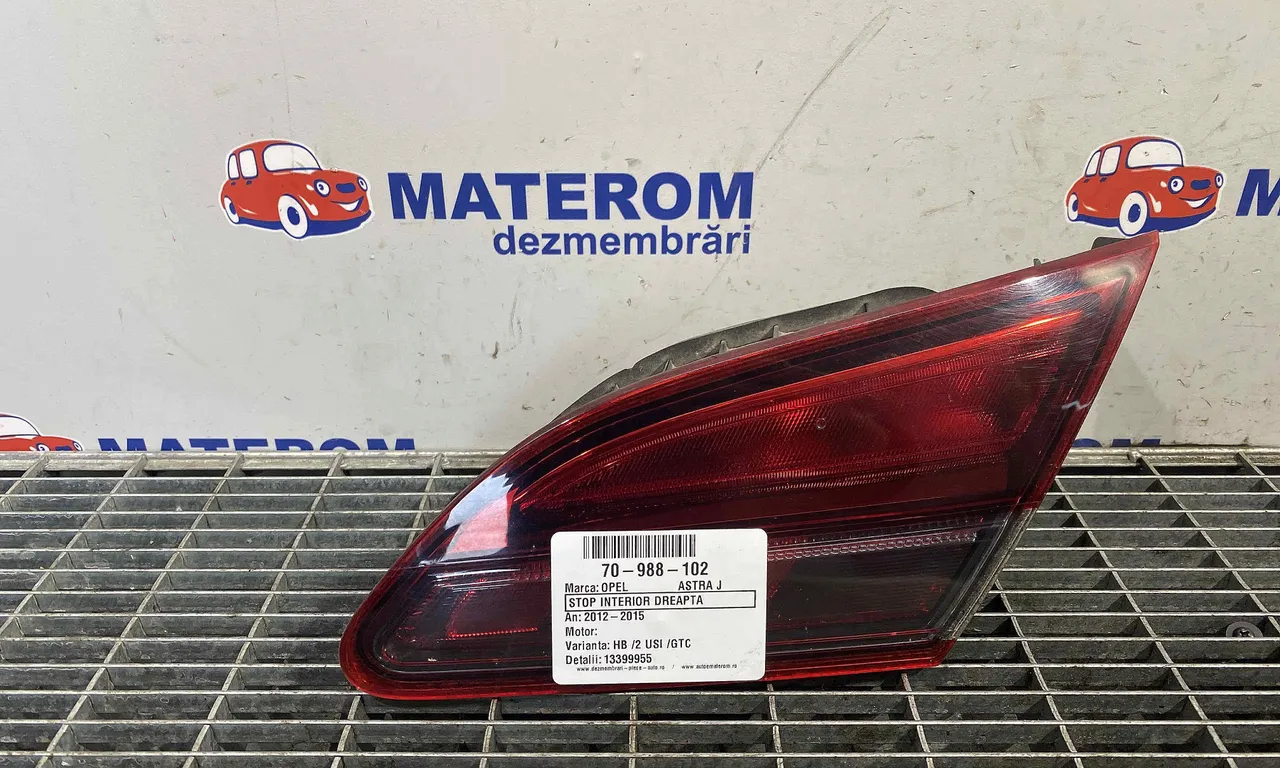 STOP INTERIOR DREAPTA OPEL ASTRA J 2009-2016