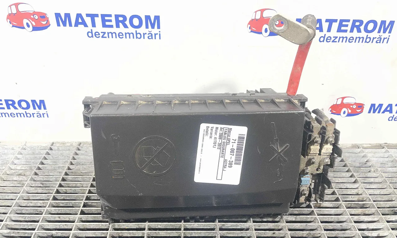 TABLOU SIGURANTE OPEL ASTRA J 2009-2016