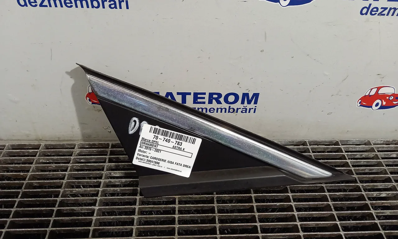 ORNAMENT CAROSERIE OPEL ASTRA K 2015-2022