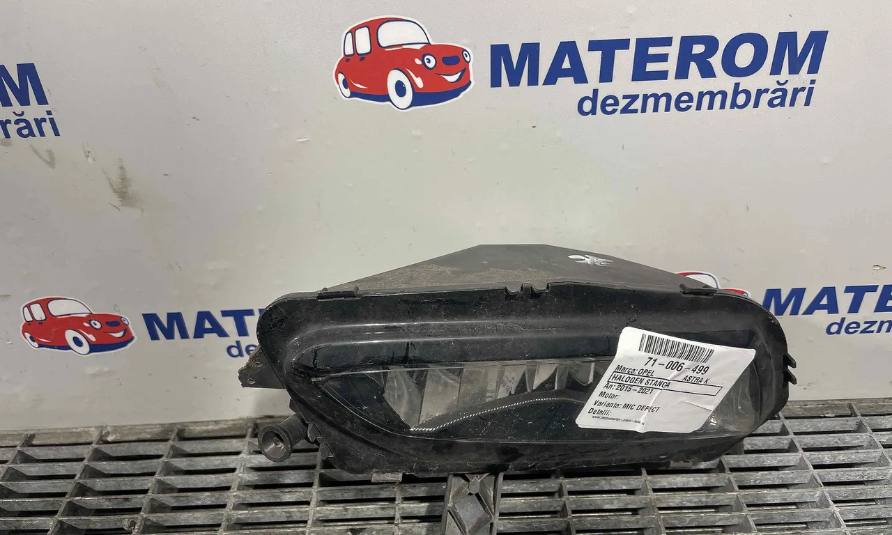 HALOGEN STANGA OPEL ASTRA K 2015-2022