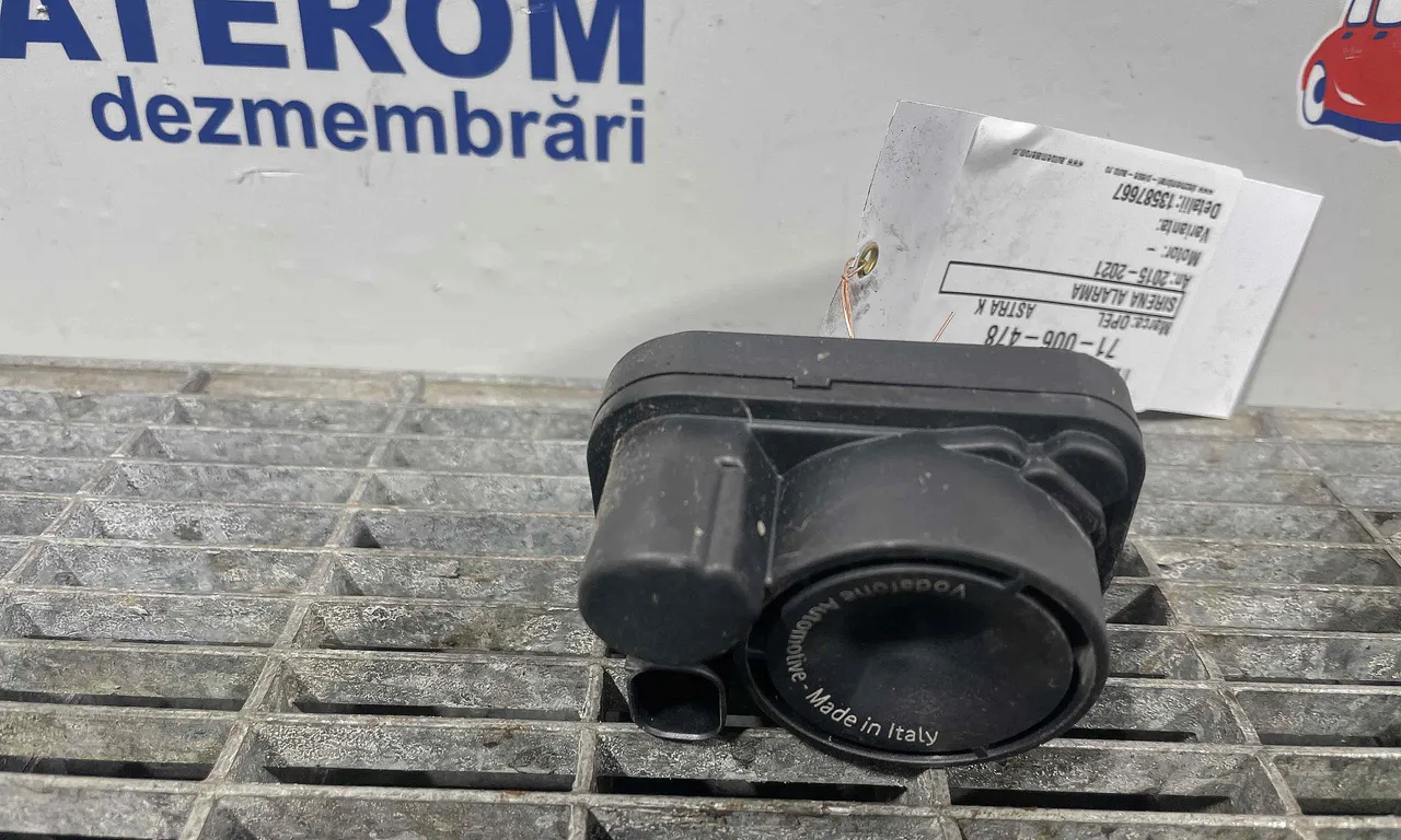 SIRENA ALARMA OPEL ASTRA K 2015-2022