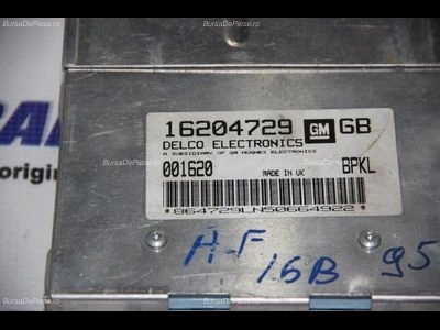 Calculator motor OPEL CORSA B 1993-2009 oe 16204689GD\u00a0, vedere frontata